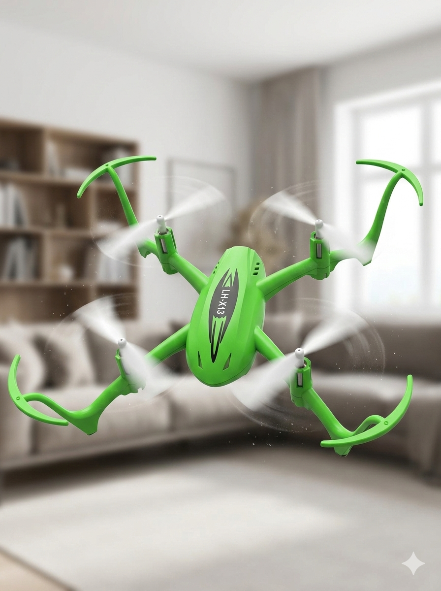 Compact Drone - NO CAMERA Small Drone with 3 Modes of flying Small Drone for Kids RC Drone for Kids Remote Control Drone I Pack of 1 Set I